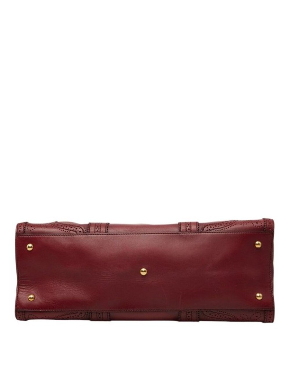 Gucci Micro Guccissima Boston Bag Wine Red Bordeaux Leather - Picture 3 of 10